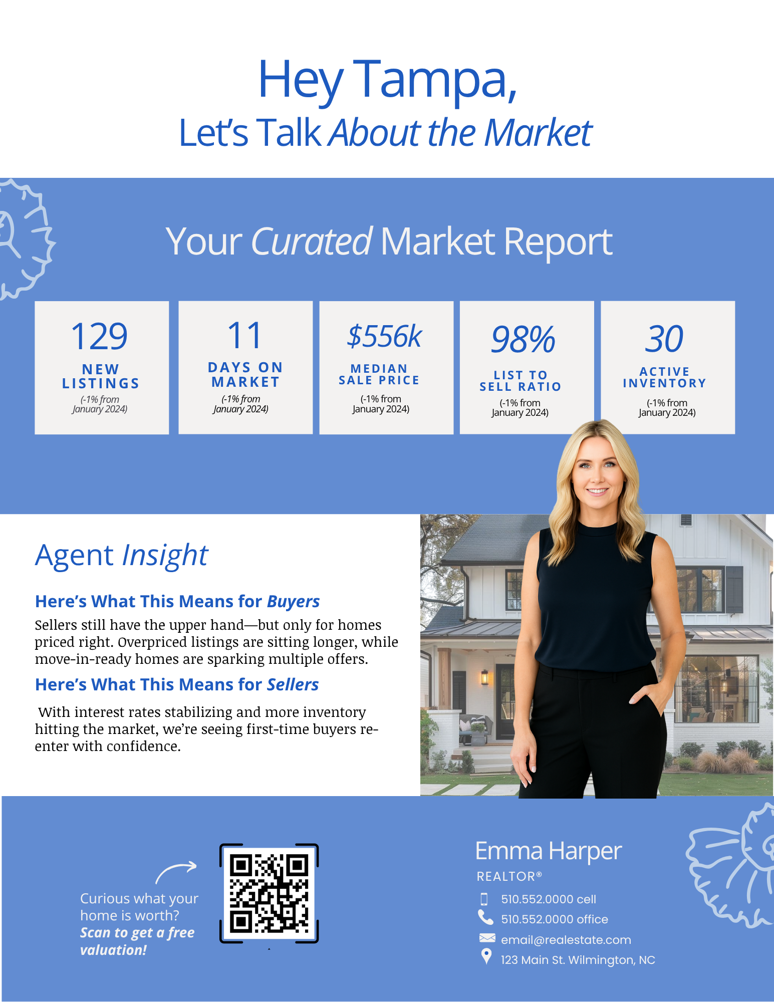 Real Estate Market Update Flyer - Sea Salt