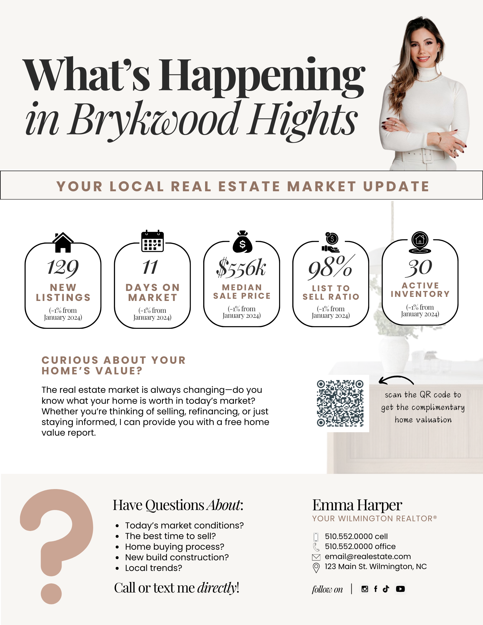 Real Estate Market Update Flyer