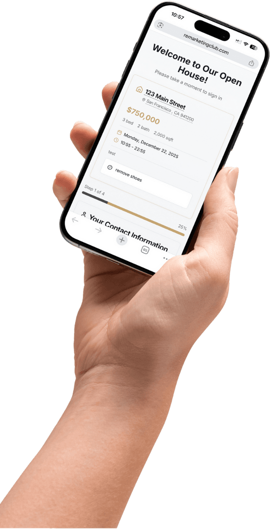 Mobile Check-in Form