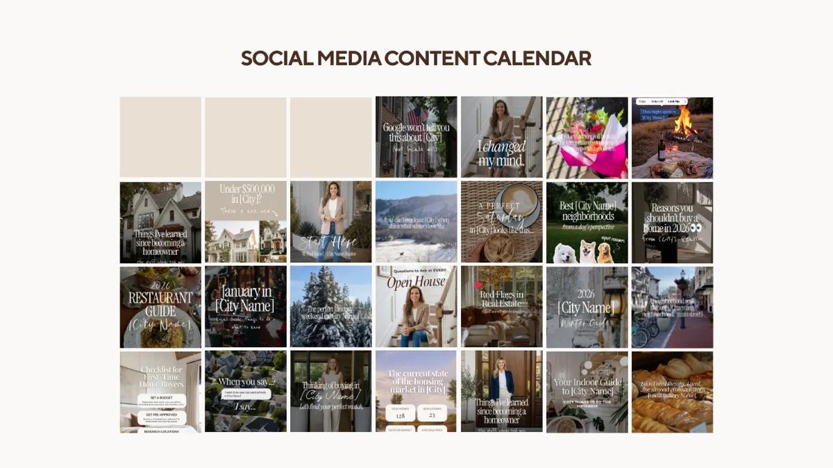 Content Calendar Preview